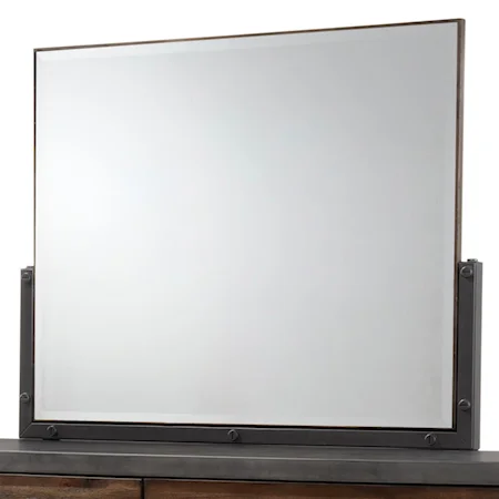 Reversible Dresser Mirror with TV Compatibility